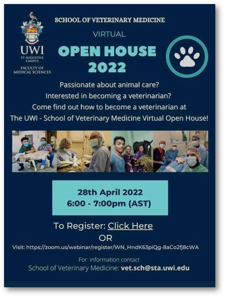 SCHOOL OF VETERINARY MEDICINE OPEN HOUSE 2022 The University of the